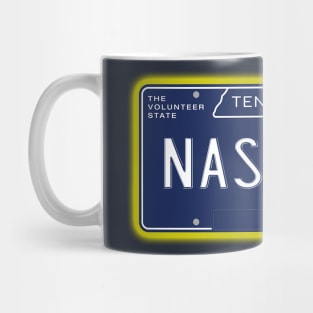 TN License Plate- NASH SC Mug